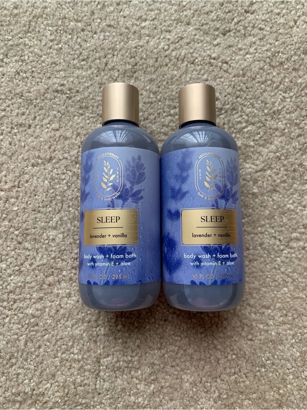 Sleep Lavender + Vanilla Body Wash & Foam Bath - 10 fl oz (Lavender)